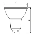 Philips LED reflectorlamp MASTERCONNECT LEDSPOT IA PAR16 927 App Controle PAR16 GU10 5W 345lm 2700K 36° CRI 90 dimbaar