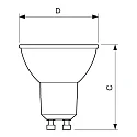 Philips LED reflectorlamp MASTER LEDspot Value GU10 6,2W 575lm 3000K 36° CRI 90 dimbaar
