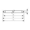 Philips Ontladingslamp ACTINIC BL TL-D SECURA 1SL/25 T26 G13 18W