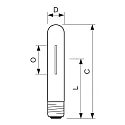 Philips Natriumdamplamp MST SON-T APIA PLUS XTRA 1SL/12 T46 E40 154W 18200lm 2000K dimbaar