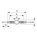 Philips Halogeen metaaldamplamp MST MHN-SB K12s-7 WH HO TD40 2100W 5600K 
