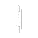 RADIUM Ralotherm Infrared lamp with Metall-Lasche, ITT 2000W 400V-01X0 S, double based, adjustable