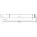 RADIUM LED buis T8 DC-TUBE LED T8 NEO® 18 840/G13 - 600MM DALI aanstuurbaar, constante stroom mat G13 6