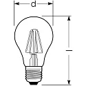 RADIUM Filamentlamp standaardvorm ESSENCE KLASSIK A75 840/C schakelbaar A60 helder E27 7,8W 1055lm 4000K 330° CRI >80 