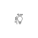 RADIUM filament lamp drop STAR RL-D40 D40 E27 3,4W 470lm 2700K 300° CRI 90-100 dimmable