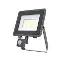 Strijklicht STAR 5000/830 BK SENSOR met sensor, kantelbaar, schakelbaar IP65, zwart 