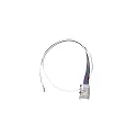 Aansluitkabel plat, met stekker, 2-polig, multicolor