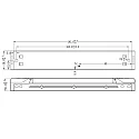 RADIUM LED driver DC DRIVER DALI 15W/100-350mA DALI controllable, current constant, adjustable, silver grey