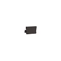 end cap SMALL U FLAT, black