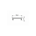 RADIUM Afdekking SMALL 16.4/4 C1, zwart