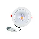 Downlight GLAN XS Ø 175MM Plug&Play stijf, CCT Switch, UGR < 19, multipower IP20, wit 