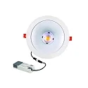 Downlight GLAN M Ø 237MM Plug&Play stijf, CCT Switch, UGR < 19, multipower IP20, wit 