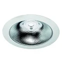 Downlight GLAN XS Ø 175MM Plug&Play stijf, CCT Switch, UGR < 19, multipower IP20, aluminium, wit 
