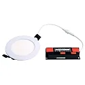 Plafondinbouwarmatuur TALAN XXS Ø 118MM Plug&Play stijf, CCT Switch, multipower IP44, wit 