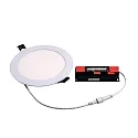 Plafondinbouwarmatuur TALAN XS Ø 168MM Plug&Play stijf, CCT Switch, multipower IP44, wit 