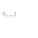 Rutec Afstandhouder TALU STEAMSTOPPER mechanisch, zwart