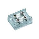 Directe verbinder VARDAFLEX 1CM - SCREW 2-polig, transparant
