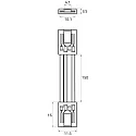 Rutec Flex connector VARDAFLEX COB SELECT 1CM - GAPLESS 3-polig, transparant