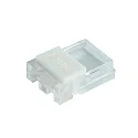 Voeding VARDAFLEX 1CM - PUSH LOCK-W 2-polig, mat, transparant