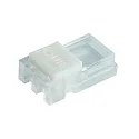 Voeding VARDAFLEX 0.8CM - PUSH LOCK-W 2-polig, mat, transparant