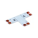 T-hoek bord VARDAFLEX 0.8CM 2-polig, codeerbaar, wit