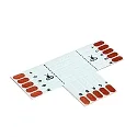 T-hoek bord VARDAFLEX 1.2CM 5-polig, RGBW, codeerbaar, wit
