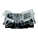 Voeding VARDAFLEX 1CM - PUSH SPACE 2-polig, zwart, transparant