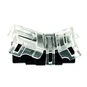 Voeding VARDAFLEX 0.8CM - PUSH 2-polig, mat, transparant