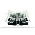 Directe verbinder VARDAFLEX 0.8CM - PUSH 2-polig, mat, transparant