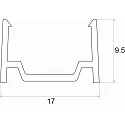 Rutec Draagprofiel VARDAFLEX COB RGB / RGBWW SAUNA PLUS, transparant