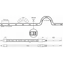 Rutec Volledig gesiliconiseerde ledstrip VARDAFLEX ECO AC - 50M / 1.7CM schakelbaar wit