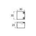 Rutec Eindkap VARDAFLEX ECO AC IP65, wit