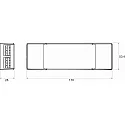 Rutec DMX dimmer VARDAFLEX DMX ACTOR  4 channel, blue