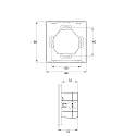 Rutec Aanraakdimmer AC-DALI TOUCHPANEL RGBW RGBW
