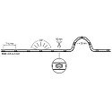 Rutec Volledig gesiliconiseerde ledstrip VARDAFLEX ECO PLUS - 0.95CM 2-polig wit