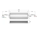 Rutec LED-Power supply unit, 24V, 200W, IP67, WITH PFC ACTIV, 100-240V AC, static