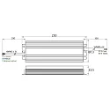 Rutec LED voedingsapparaat 24V, 70-199.2W DIM, IP67