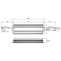 Rutec DALI2 Dimm-actuator, 100-277V, 24V-/200W, for VARDAflex, 1 channel, 1 address, dynamic, IP67