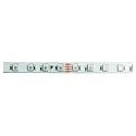 Volledig gesiliconiseerde ledstrip VARDAFLEX RGB DOUBLE IP68 - 1.3CM RGB wit