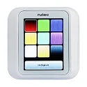 TFT LED RGB+W DMX Touchscreen, with Alpha Nea frame, white, static, IP20