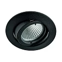 Downlight MR16 rond, draaibaar IP20, zwart mat