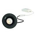 Inbouwarmatuur GAIL PHASE DIM PnP draaibaar, set van 1 IP40, zwart mat dimbaar 6W 718lm 3000K 36° 36° CRI 80-89