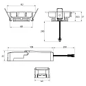 Rutec Downlight TALU Plug&Play rond, draaibaar IP20, ijzer geborsteld dimbaar