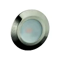 Inbouwarmatuur LARA AC LED rond IP44, ijzer geborsteld, gesatineerd  6W 519lm 3000K 95° 95° CRI 80-89