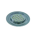Downlight LARA rond IP40, chroom dimbaar