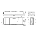 Rutec Projekt LED paneel 620X620MM DALI TW DALI aanstuurbaar, Tunable White, UGR < 19, dimbaar 38W 4100lm 3000-6000K 120° CRI >80