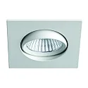 Plafondinbouwarmatuur BAN COB draaibaar, vierkant, constante stroom IP40, wit dimbaar