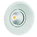 Inbouwarmatuur CORU-80 rond, draaibaar IP20, wit dimbaar