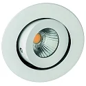 Inbouwarmatuur RINCA COB rond, draaibaar, roteerbaar, constante stroom IP20, wit dimbaar 8W 694lm 2700K 25° CRI 90-100