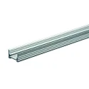 U-profiel UP18/12 / 2M, aluminium geëloxeerd